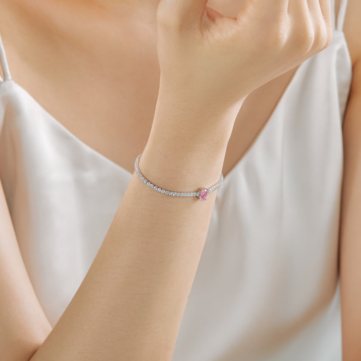 [Revel Jewelry]0.75 Carat Exquisite Oval Cut Daily Bracelet