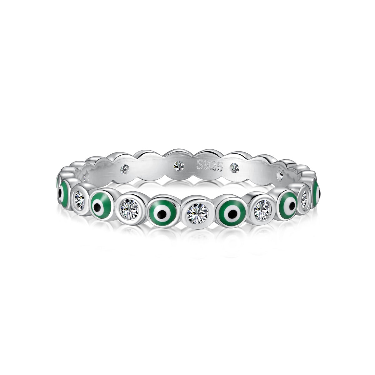 [Revel Jewelry]Sparkling Vibrant Round Shape Daily Ring
