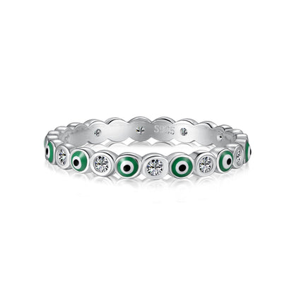 [Revel Jewelry]Sparkling Vibrant Round Shape Daily Ring
