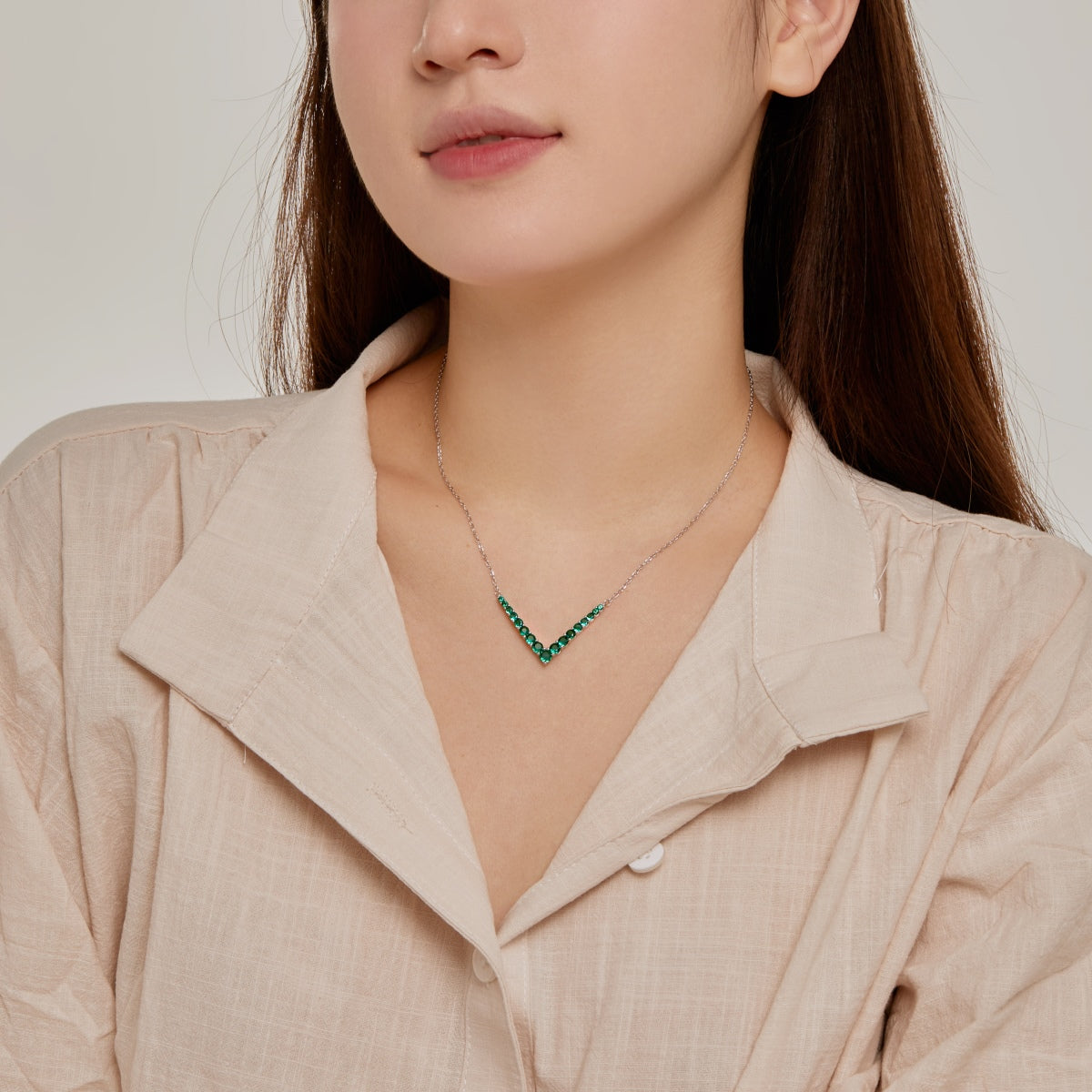 [Revel Jewelry]Ornate Round Cut Halskette