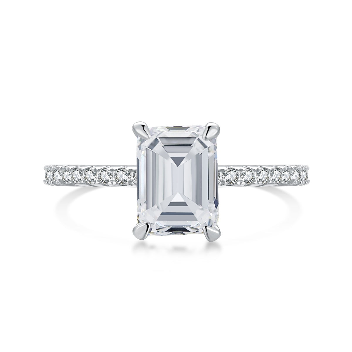 [Revel Jewelry]2.0 Carat Scintillating Ornate Radiant Cut Party Ring
