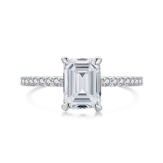 [Revel Jewelry]2.0 Carat Scintillating Ornate Radiant Cut Party Ring