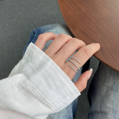 [Revel Jewelry]Unique Vibrant Entangle Daily Ring