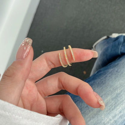 [Revel Jewelry]Unique Vibrant Entangle Daily Ring