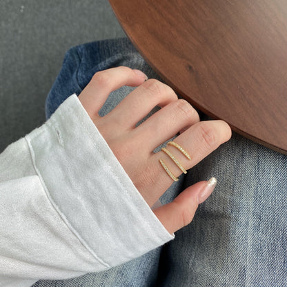 [Revel Jewelry]Unique Vibrant Entangle Daily Ring