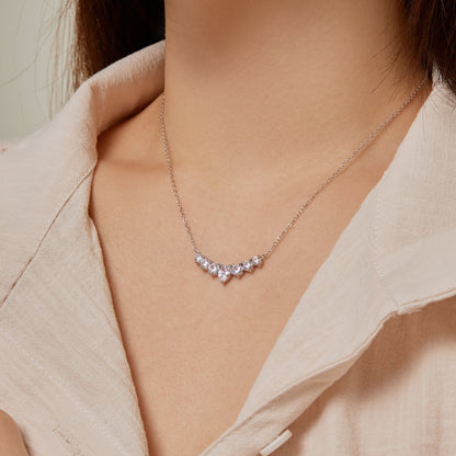 [Revel Jewelry]Zarte Bunte Herz-Halskette