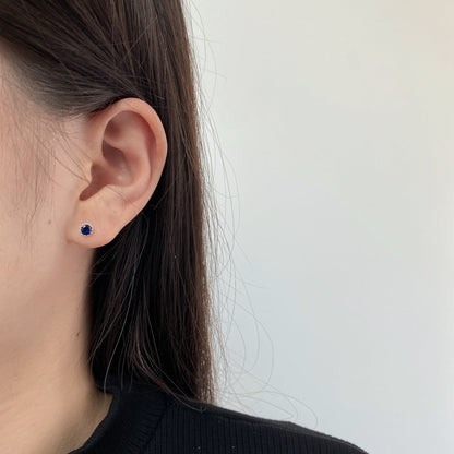 [Revel Jewelry]Sparkling Colorful Round Shape Earrings