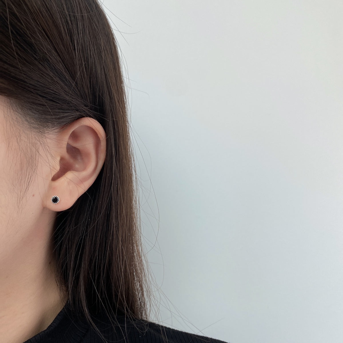 [Revel Jewelry]Sparkling Colorful Round Shape Earrings