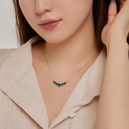[Revel Jewelry]Zarte Bunte Herz-Halskette