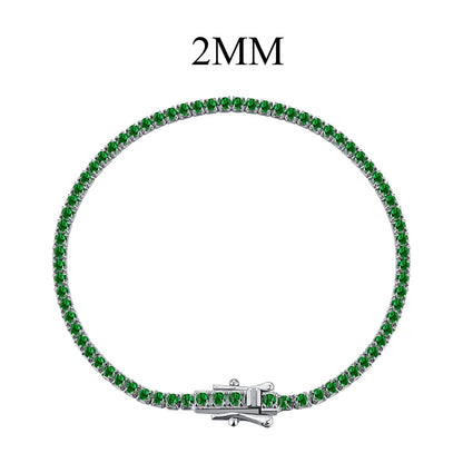 [Revel Jewelry]華やかでカラフルなラウンドカットのパーティーブレスレット