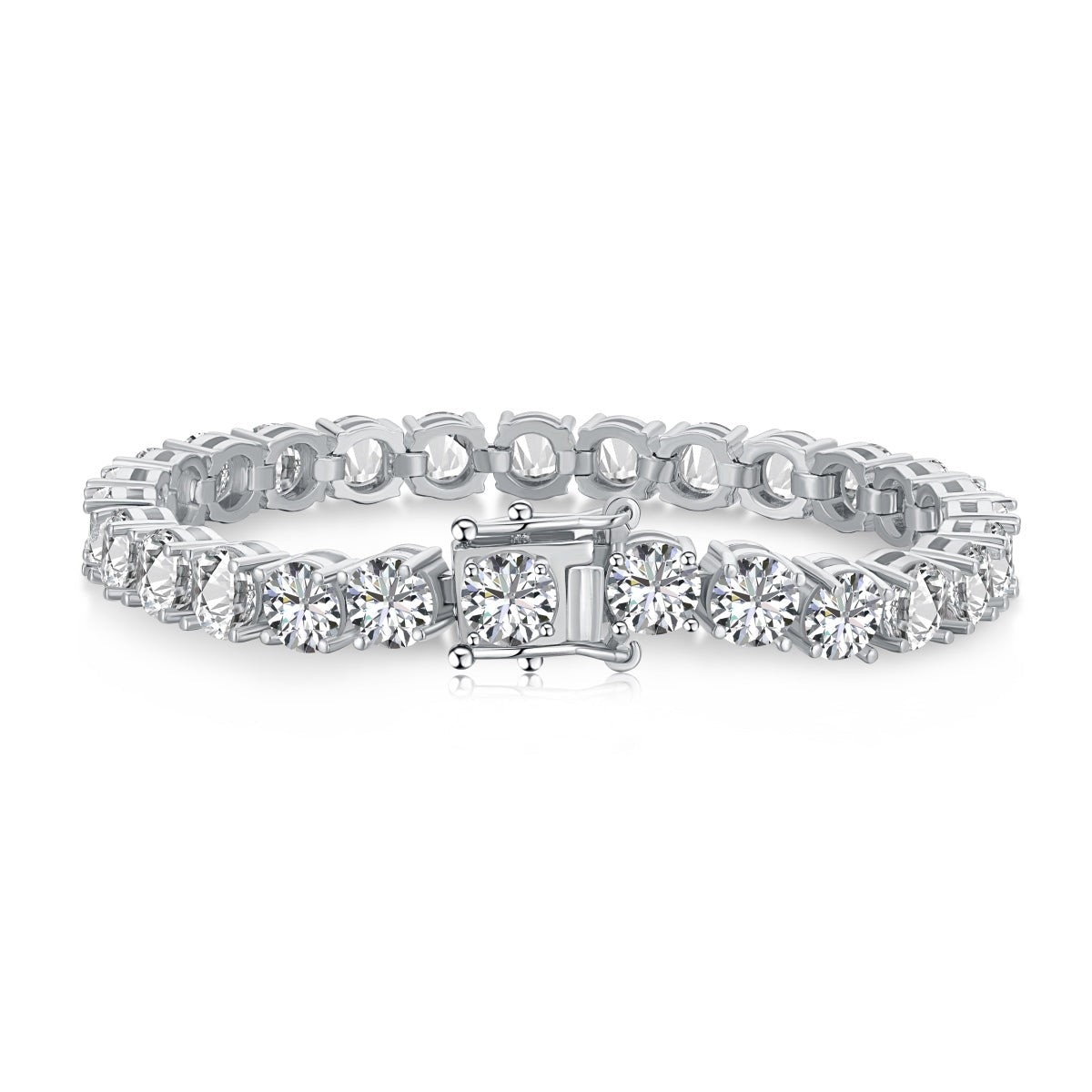 [Revel Jewelry]0.75 Carat Dazzling Round Cut Wedding Bracelet