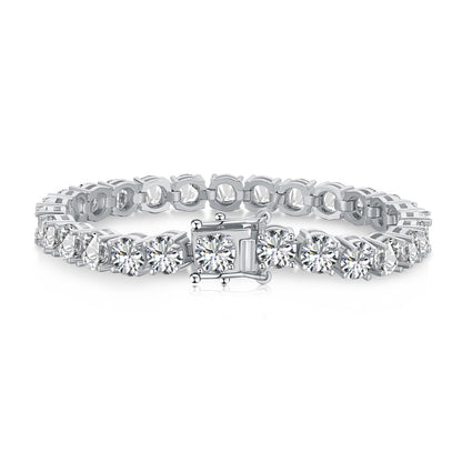 [Revel Jewelry]0.75 Carat Dazzling Round Cut Wedding Bracelet