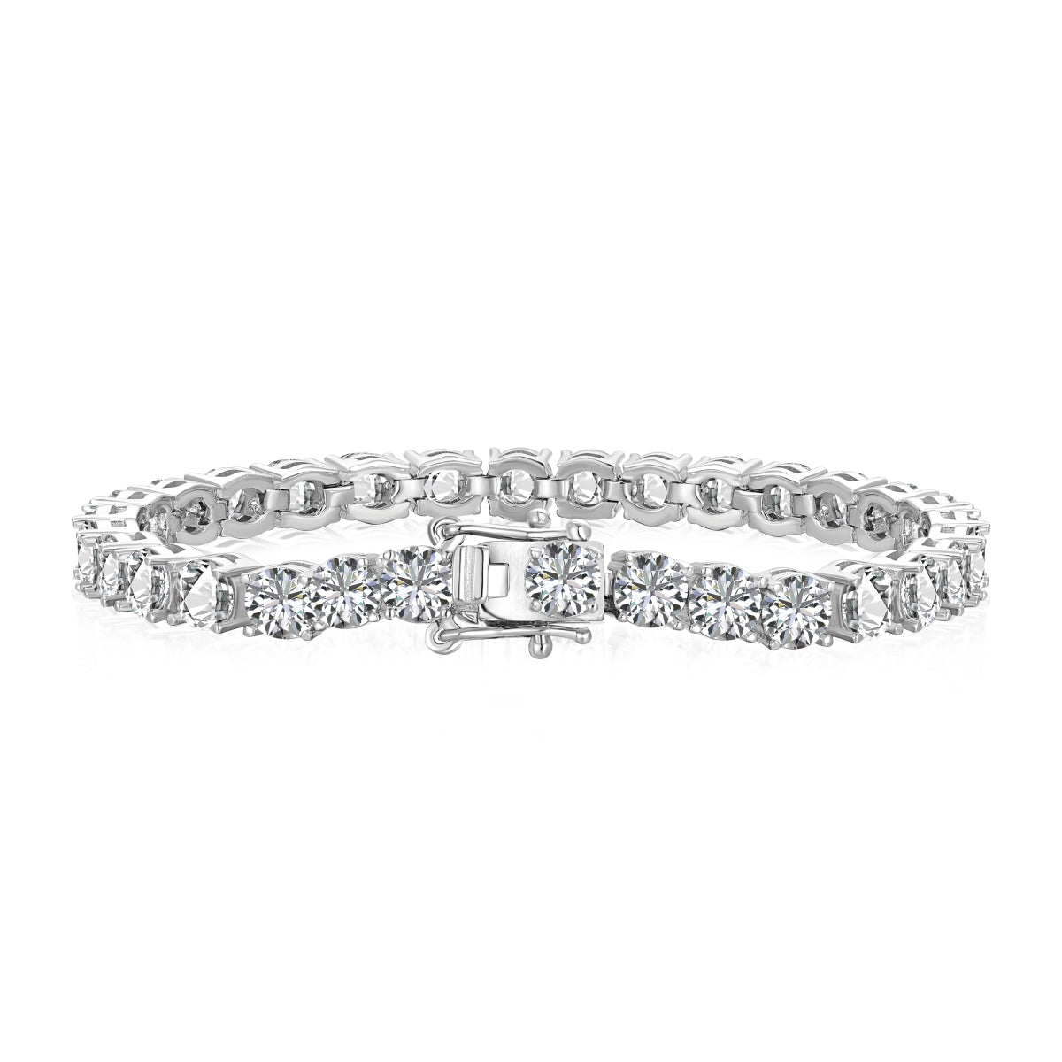 [Revel Jewelry]オーナメント スパークリング ラウンドカット ウェディングブレスレット