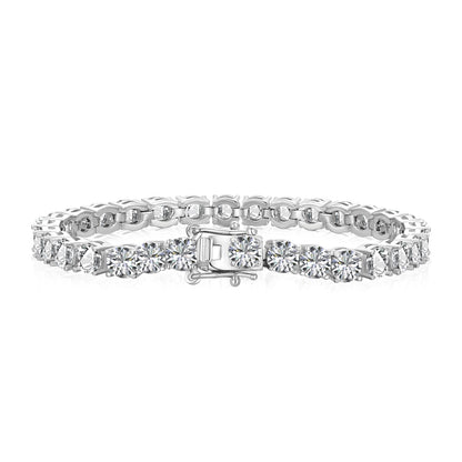 [Revel Jewelry]オーナメント スパークリング ラウンドカット ウェディングブレスレット