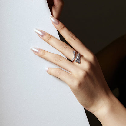 [Revel Jewelry]Unique Vivid Snake Shape Daily Ring