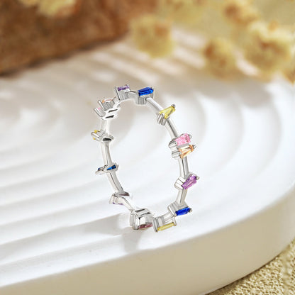[Revel Jewelry]Unique Trapezoid Cut Daily Ring