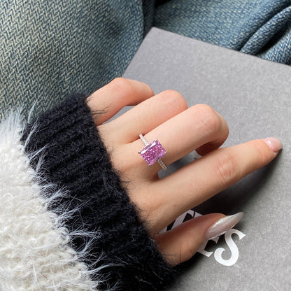 [Revel Jewelry]4.0 Karat Luxuriöser Verlobungsring