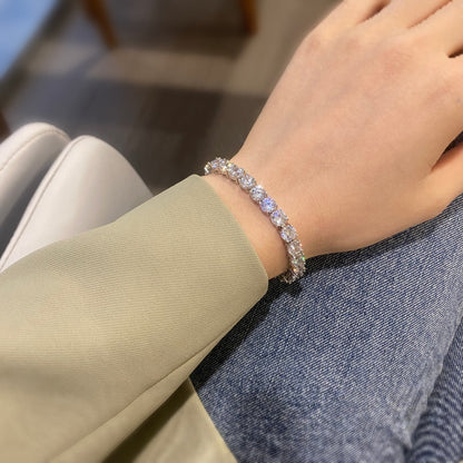 [Revel Jewelry]0.75 Carat Dazzling Round Cut Wedding Bracelet