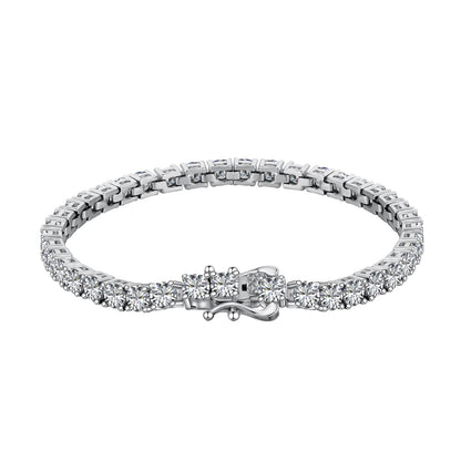 [Revel Jewelry]豪華な装飾のラウンドカットテニスブレスレット
