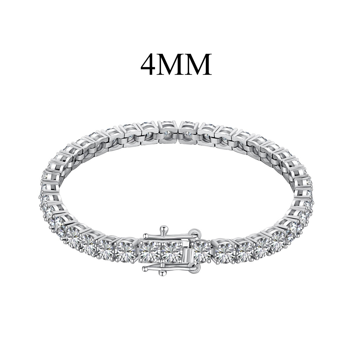 [Revel Jewelry]華やかなカラフルラウンドカットパーティブレスレット