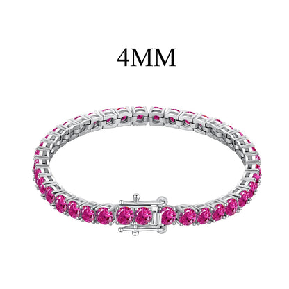 [Revel Jewelry]華やかなカラフルラウンドカットパーティブレスレット