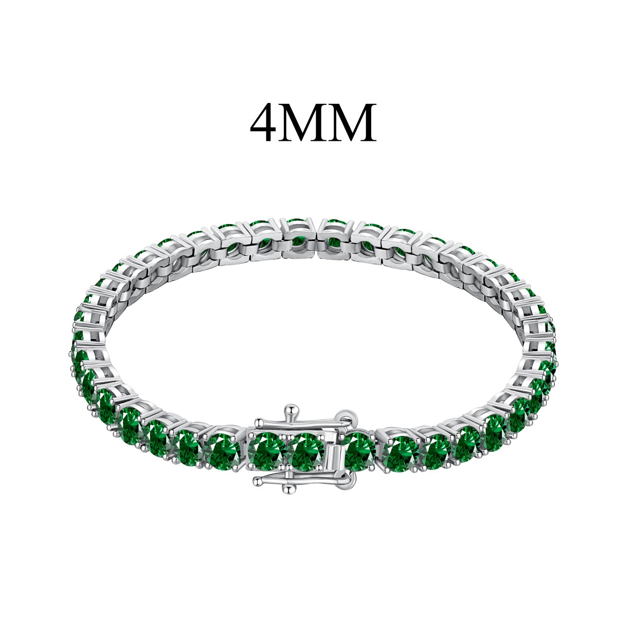 [Revel Jewelry]華やかなカラフルラウンドカットパーティブレスレット