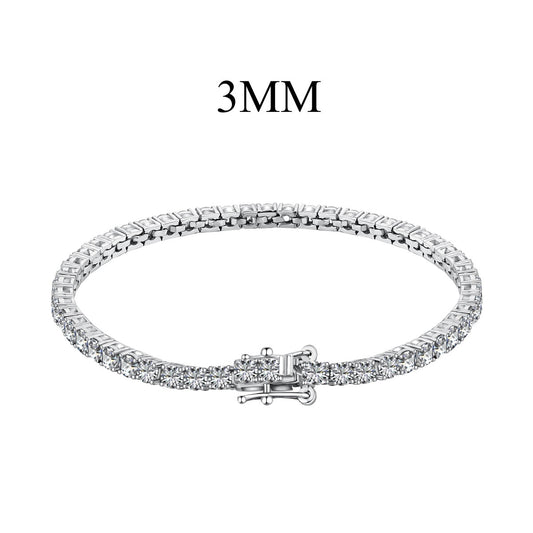 [Revel Jewelry]Strahlendes, farbenfrohes, rundgeschliffenes Party-Armband