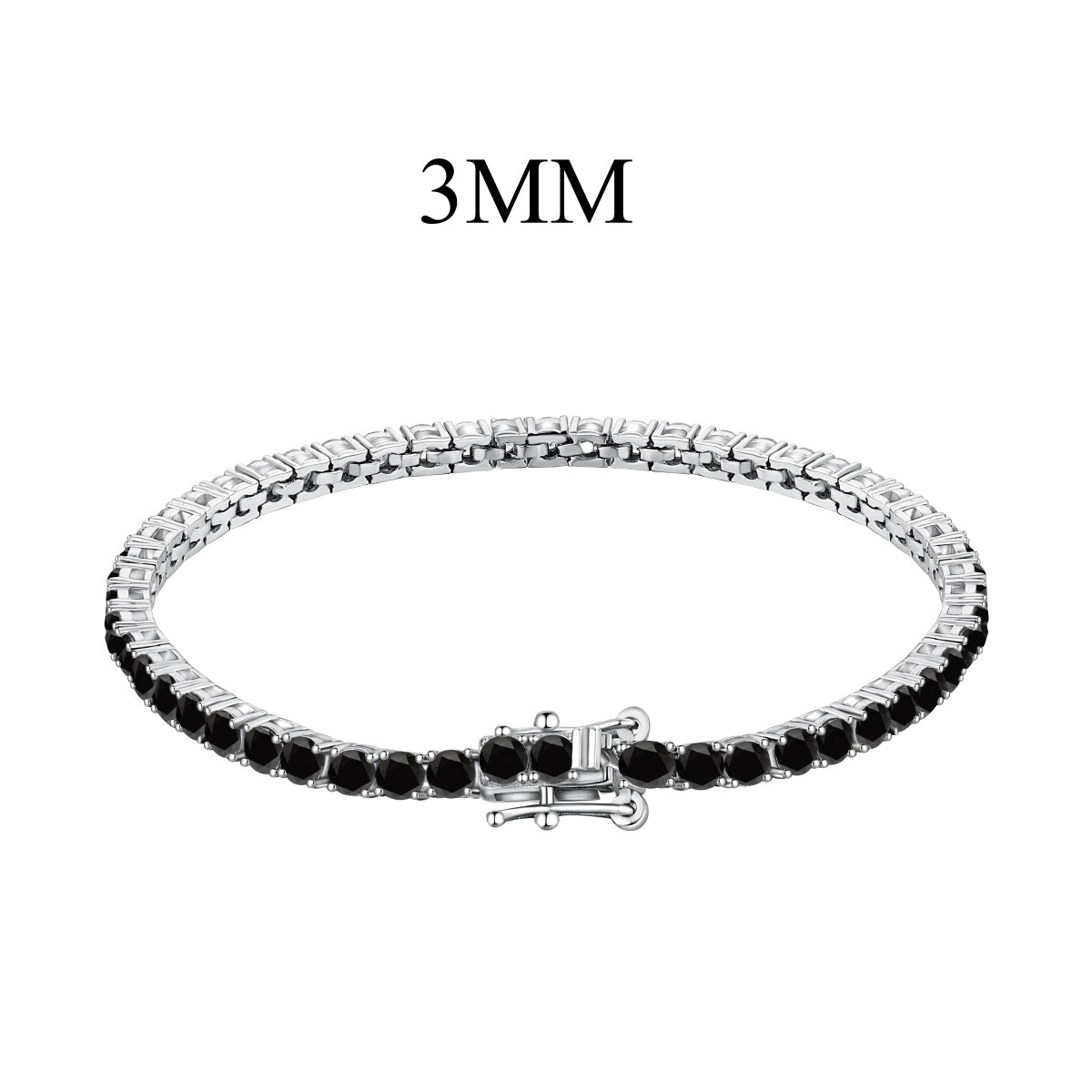 [Revel Jewelry]鮮やかなカラフルラウンドカットパーティブレスレット
