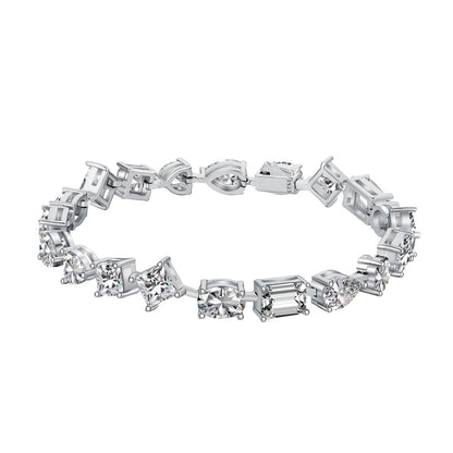 [Revel Jewelry]Einzigartiges, exquisites Armband mit mehreren Schliffformen für den Alltag