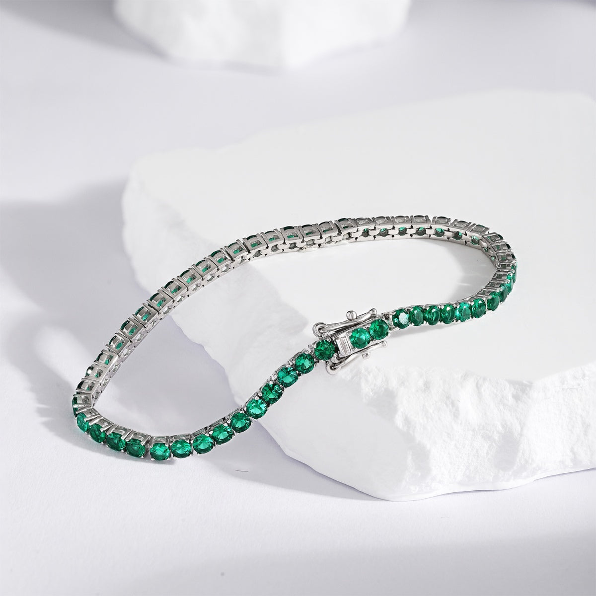 [Revel Jewelry]鮮やかなカラフルラウンドカットパーティブレスレット