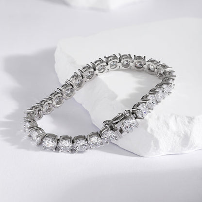 [Revel Jewelry]0.75 Carat Dazzling Round Cut Wedding Bracelet