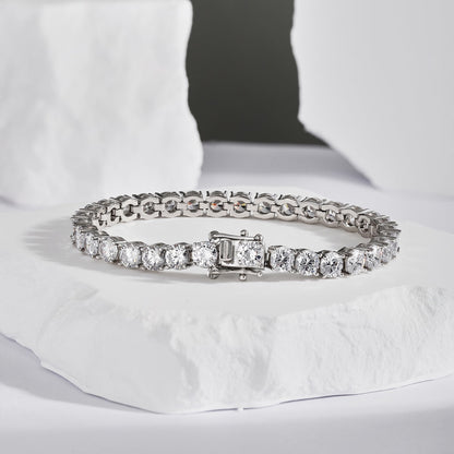 [Revel Jewelry]オーナメント スパークリング ラウンドカット ウェディングブレスレット