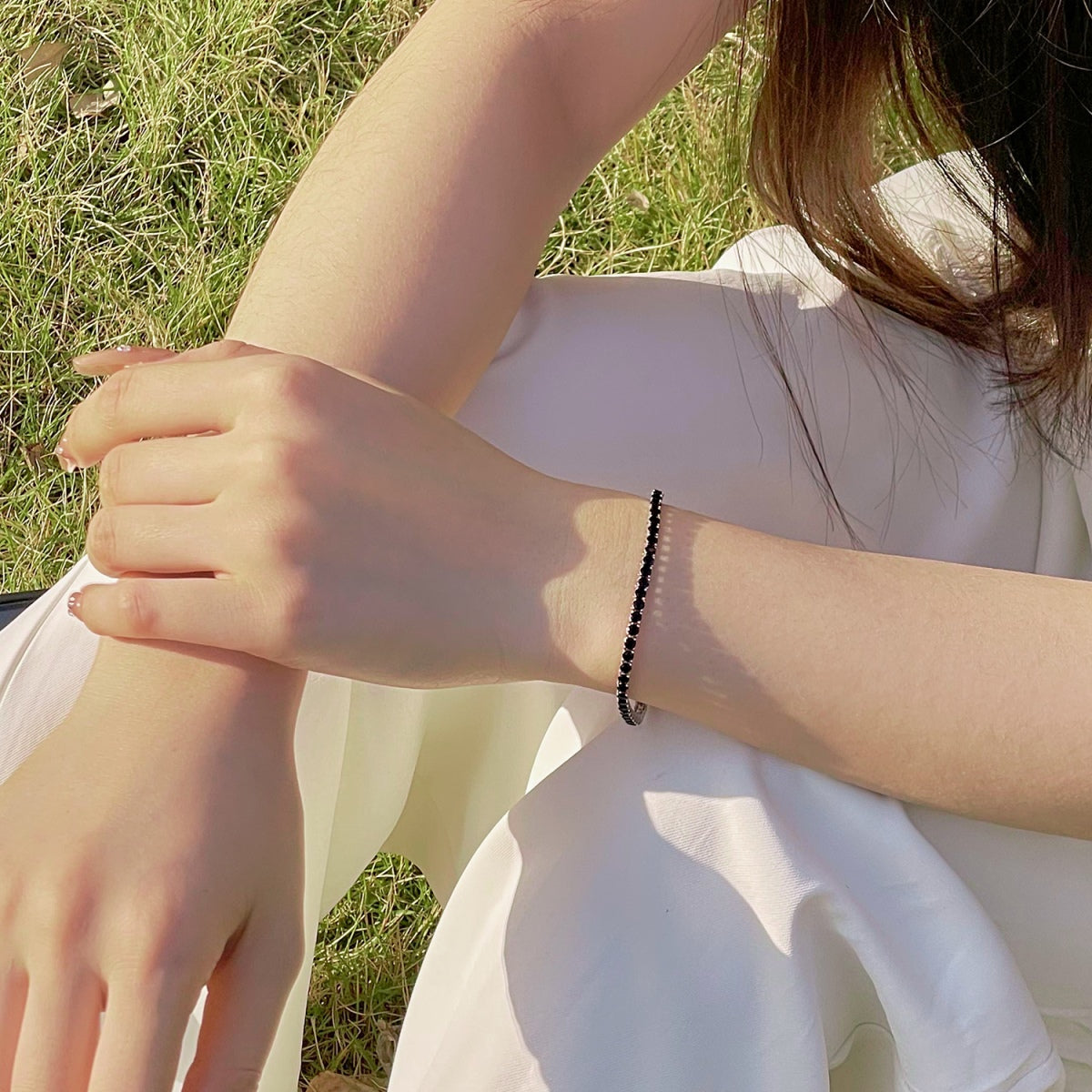 [Revel Jewelry]鮮やかなカラフルラウンドカットパーティブレスレット