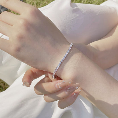 [Revel Jewelry]鮮やかなカラフルラウンドカットパーティブレスレット