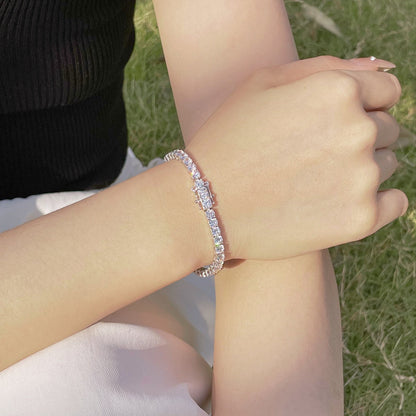 [Revel Jewelry]華やかなカラフルラウンドカットパーティブレスレット
