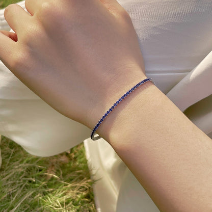 [Revel Jewelry]華やかでカラフルなラウンドカットのパーティーブレスレット