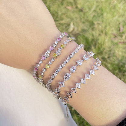 [Revel Jewelry]Einzigartiges, exquisites Armband mit mehreren Schliffformen für den Alltag