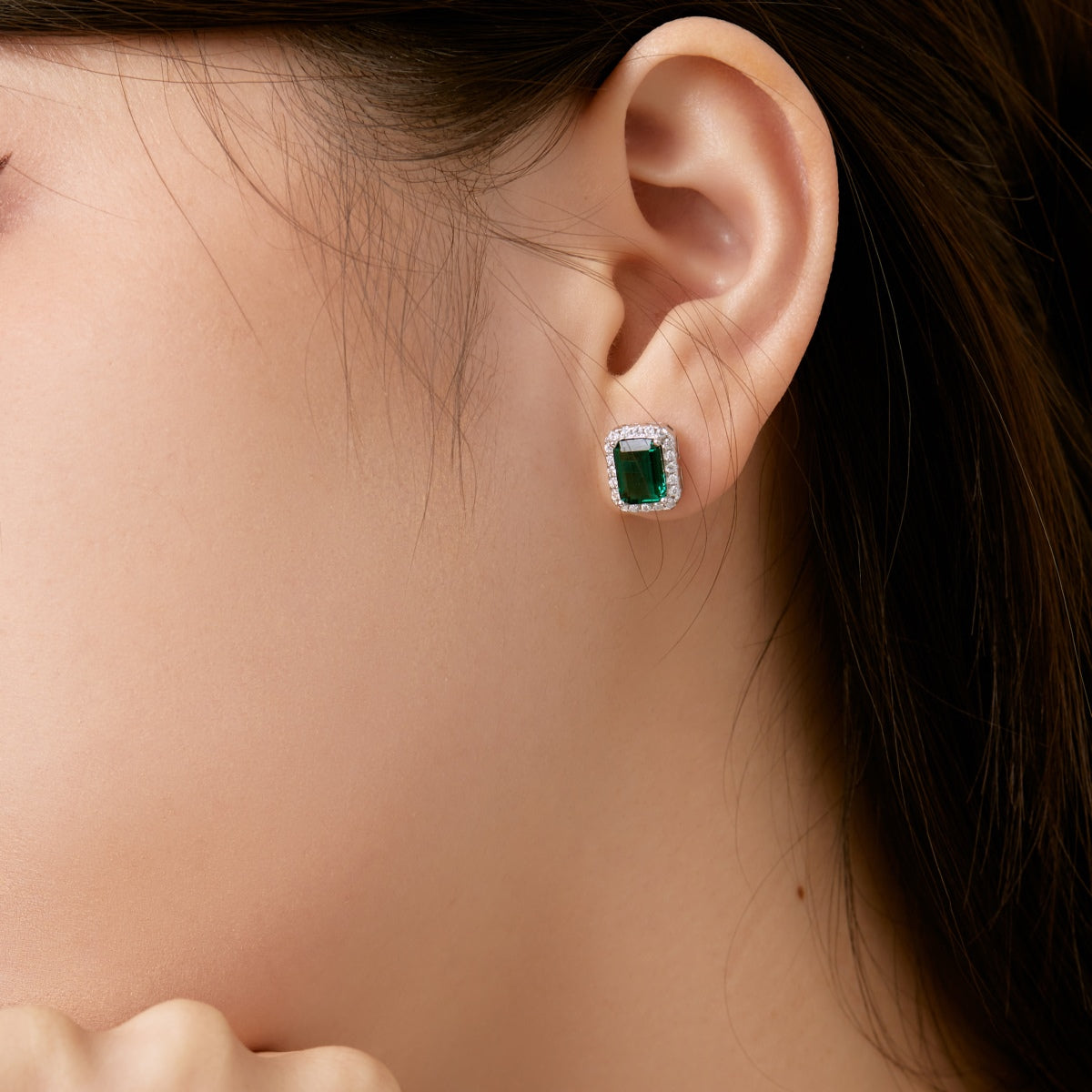 [Revel Jewelry]Luxurious Dainty Emerald Cut Banquet Earrings