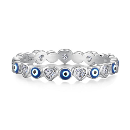 [Revel Jewelry]Radiant Colorful Round Shape Daily Ring