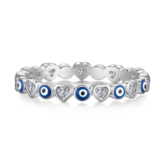 [Revel Jewelry]Radiant Colorful Round Shape Daily Ring