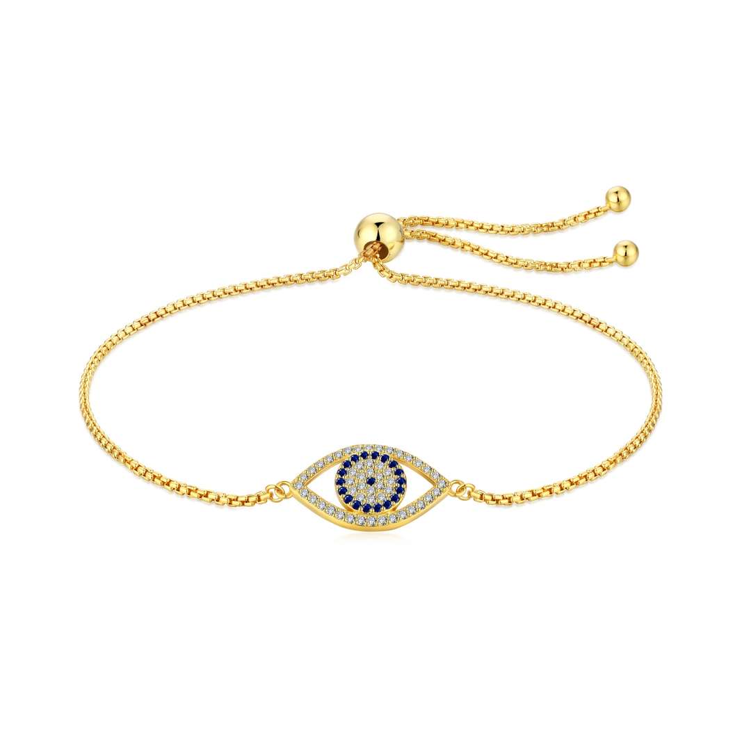 [Revel Jewelry]Dazzling Eye Shape Necklace