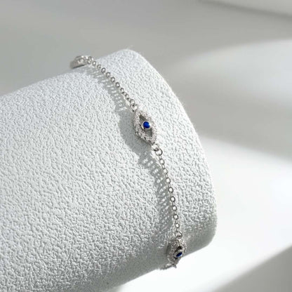[Revel Jewelry]Evil Eye Shape Pendent Necklace