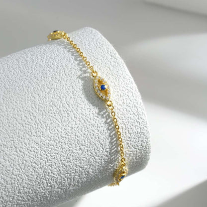 [Revel Jewelry]Evil Eye Shape Pendent Necklace