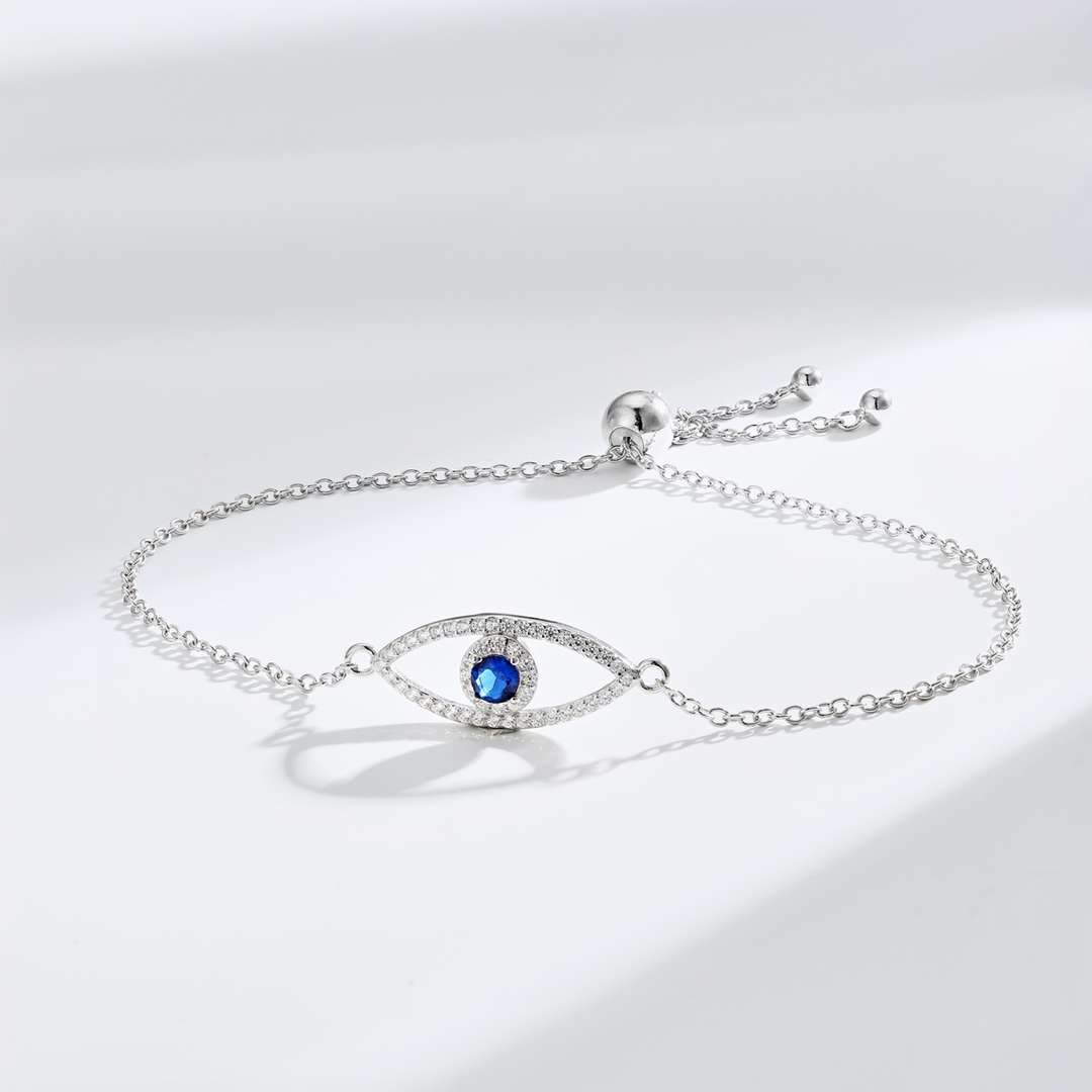 [Revel Jewelry]Devil's Eye Hollow Design Bracelet