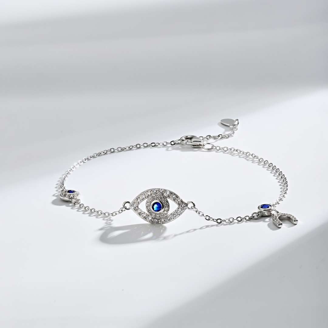 [Revel Jewelry]Dainty Eye Shape Necklace
