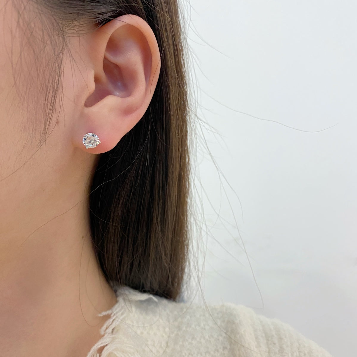 [Revel Jewelry]Dainty Round Shape Earrings