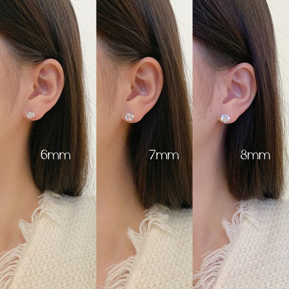 [Revel Jewelry]Dainty Round Shape Earrings