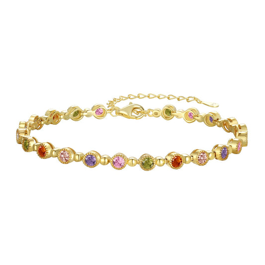 [Revel Jewelry]Sparkling Exquisite Round Cut Party Bracelet