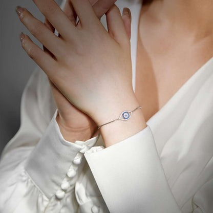 [Revel Jewelry]Dazzling Eye Shape Necklace