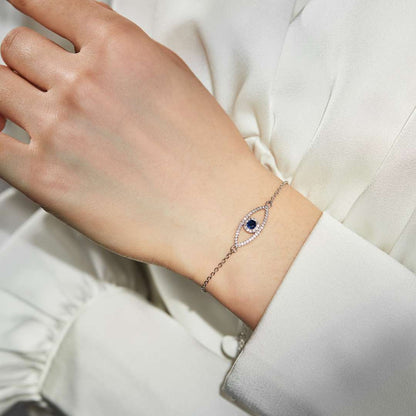 [Revel Jewelry]Devil's Eye Hollow Design Bracelet